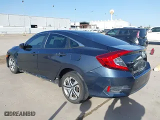 2017 Honda Civic Sedan LX with VIN 19XFC2F55HE075957, listed as a IAAI auction lot 41713041 with 61,538 mi miles. Bid and sale history available at carsss.com. Image 3.