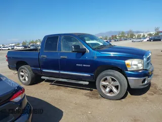 2007 Dodge 1500 SLT with VIN 1D7HU18207J606248, listed as a IAAI auction lot 42141047 with 128,821 mi miles. Bid and sale history available at carsss.com. Image 13.