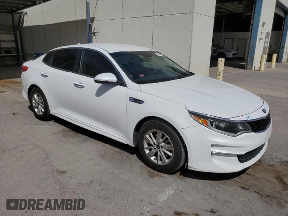 2016 Kia Optima LX with VIN 5XXGT4L31GG043676, listed as a Copart auction lot 50273545 with 93,884 mi miles and Salvage Title. Bid and sale history available at carsss.com. Image 4.