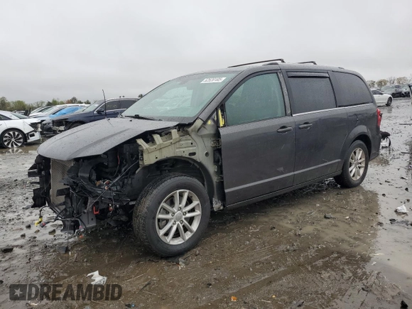 2019 Dodge Grand Caravan SXT with VIN 2C4RDGCG3KR679543, listed as a Copart auction lot 52520185 with 81,114 mi miles and Salvage Title. Bid and sale history available at DreamBid. Image 1.
