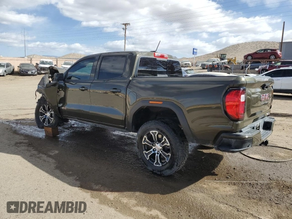 2023 GMC Canyon 4WD AT4 with VIN 1GTP6DEK2P1183081, listed as a Copart auction lot 44117735 with Not Provided miles and Salvage Title. Bid and sale history available at carsss.com. Image 2.