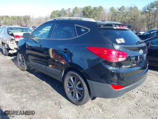 2014 Hyundai Tucson Limited with VIN KM8JU3AG0EU802629, listed as a IAAI auction lot 41315522 with 215,128 mi miles. Bid and sale history available at carsss.com. Image 3.
