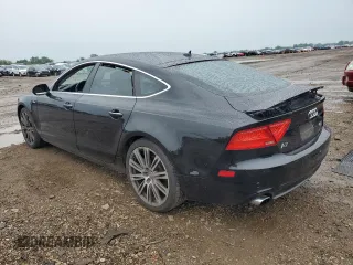 2014 Audi A7 3.0 Premium Plus with VIN WAUWGAFC4EN163660, listed as a Copart auction lot 61225484 with 105,582 mi miles and Salvage Title. Bid and sale history available at carsss.com. Image 2.