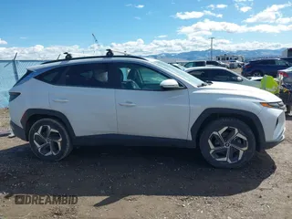 2022 Hyundai Tucson SEL with VIN 5NMJCCAE9NH092286, listed as a IAAI auction lot 41857595 with 27,883 mi miles. Bid and sale history available at carsss.com. Image 14.