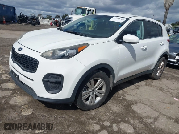 2017 Kia Sportage LX with VIN KNDPM3AC9H7162970, listed as a IAAI auction lot 41733318 with 141,095 mi miles and . Bid and sale history available at DreamBid. Image 2.