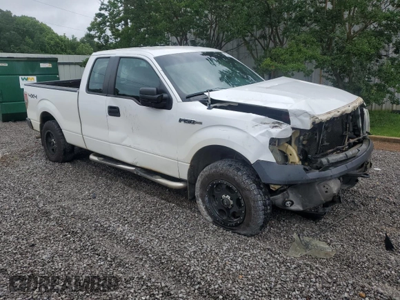 2013 Ford F-150 XL with VIN 1FTEX1EM0DFB88427, listed as a Copart auction lot 61206235 with 196,311 mi miles and Salvage title. Bid and sale history available at DreamBid. Image 4.