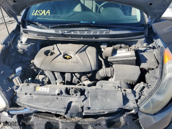 2013 Hyundai Elantra GLS PZEV with VIN 5NPDH4AE2DH452505, listed as a Copart auction lot 46235905 with 181,299 mi miles and Salvage Title. Bid and sale history available at carsss.com. Image 11.