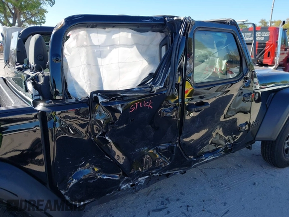 2024 Jeep Gladiator Sport S с VIN 1C6HJTAG6RL111586, выставлен на аукционе IAAI как лот 41833397 с пробегом 2 452 миль миль и . История ставок и продаж доступна на DreamBid. Изображение 6.