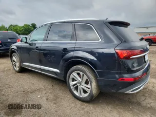2021 Audi Q7 Premium with VIN WA1AJAF72MD015202, listed as a Copart auction lot 63579785 with 26,564 mi miles and Salvage title. Bid and sale history available at DreamBid. Image 2.