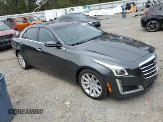 2016 Cadillac CTS RWD with VIN 1G6AP5SX2G0124470, listed as a Copart auction lot 87913695 with 81,272 mi miles and Salvage title. Bid and sale history available at DreamBid. Image 4.