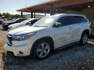 2014 Toyota Highlander Limited with VIN 5TDYKRFH7ES013105, listed as a Copart auction lot 52187155 with 164,073 mi miles and Salvage title. Bid and sale history available at DreamBid. Image 1.