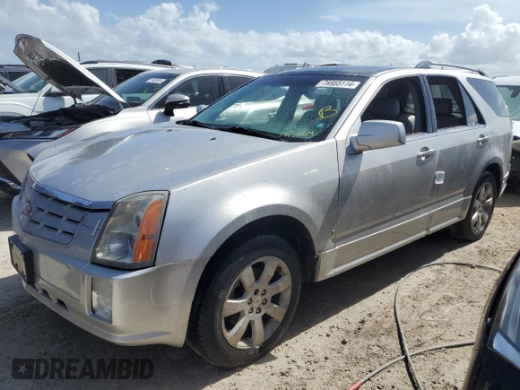2007 Cadillac SRX with VIN 1GYEE63A270126704, listed as a Copart auction lot 76955114 with 142,364 mi miles and Salvage Title. Bid and sale history available at carsss.com. Image 1.