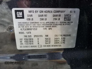 2016 Chevrolet Trax LT z VIN KL7CJLSB0GB712532, wystawiony jako Copart lot #59346095 z przebiegiem 173 172 mil mil oraz Szkoda całkowita • Salvage title. Historia ofert i sprzedaży dostępna na DreamBid. Obrazek 14.