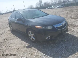 2011 Acura TSX with VIN JH4CU2F68BC018447, listed as a IAAI auction lot 41865185 with 244,721 mi miles. Bid and sale history available at carsss.com. Image 1.