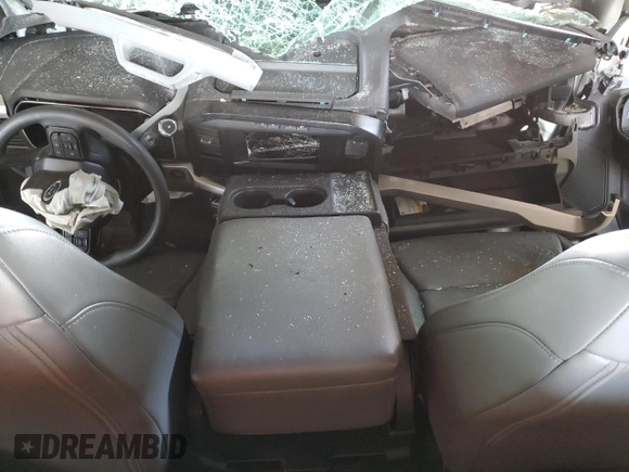 2021 Ford F-150 XL with VIN 1FTEX1CBXMKE12215, listed as a Copart auction lot 58756335 with Not provided miles and Salvage title. Bid and sale history available at DreamBid. Image 8.