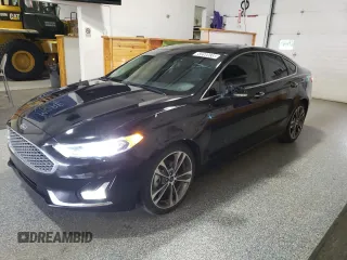 2020 Ford Fusion Titanium with VIN 3FA6P0D91LR176239, listed as a Copart auction lot 60590035 with 66,594 mi miles and Clean title. Bid and sale history available at DreamBid. Image 1.