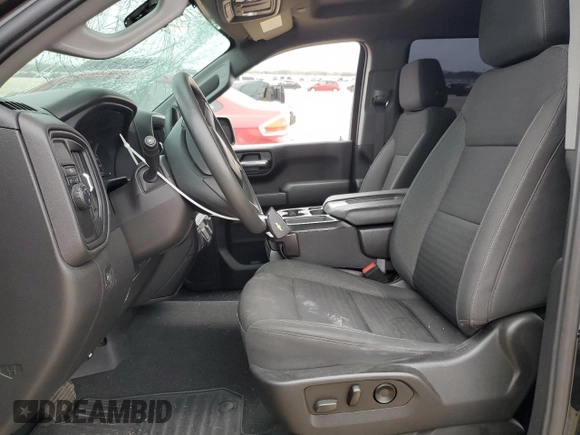 2022 Chevrolet Silverado 1500 Custom with VIN 3GCPABEK6NG528646, listed as a Copart auction lot 44184345 with 53,102 mi miles and Salvage Title. Bid and sale history available at DreamBid. Image 7.