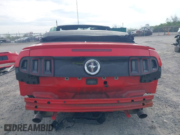 2014 Ford Mustang V6 with VIN 1ZVBP8EM3E5208282, listed as a IAAI auction lot 42104971 with Not Provided miles. Bid and sale history available at carsss.com. Image 16.