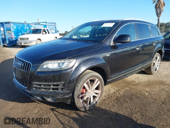 2014 Audi Q7 Premium Plus with VIN WA1LGAFEXED014547, listed as a IAAI auction lot 42256396 with 158,038 mi miles and . Bid and sale history available at DreamBid. Image 16.