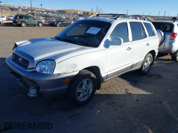 2002 Hyundai Santa Fe GLS with VIN KM8SC73D82U294374, listed as a IAAI auction lot 41204011 with 179,219 mi miles. Bid and sale history available at carsss.com. Image 18.