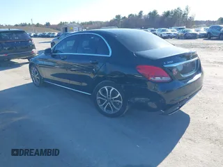 2018 Mercedes-Benz C 300 with VIN WDDWF4KB3JR349672, listed as a IAAI auction lot 42001121 with 76,496 mi miles and . Bid and sale history available at DreamBid. Image 3.