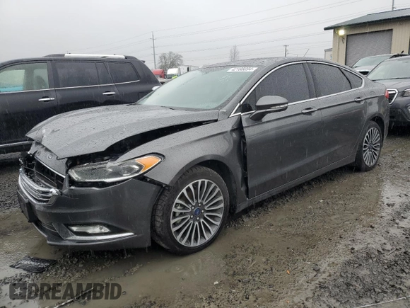 2018 Ford Fusion Titanium with VIN 3FA6P0D92JR193919, listed as a Copart auction lot 42188094 with 99,939 mi miles and Salvage title. Bid and sale history available at DreamBid. Image 1.