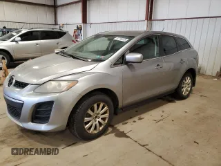 2010 Mazda CX-7 SV with VIN JM3ER2WMXA0343568, listed as a Copart auction lot 52709355 with 267,722 mi miles and Salvage Title. Bid and sale history available at carsss.com. Image 1.