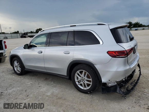 2020 Mercedes-Benz GLS 450 with VIN 4JGFF5KE3LA124028, listed as a Copart auction lot 58235684 with 36,697 mi miles and Salvage Title. Bid and sale history available at DreamBid. Image 2.