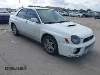2003 Subaru Impreza WRX с VIN JF1GD29663H502819, выставлен на аукционе IAAI как лот 42068427 с пробегом 180 871 миль миль и . История ставок и продаж доступна на DreamBid. Изображение 1.