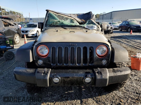 2018 Jeep Wrangler JK Unlimited Sport S with VIN 1C4BJWDG8JL879277, listed as a Copart auction lot 75980814 with 71,810 mi miles and Salvage Title. Bid and sale history available at carsss.com. Image 5.
