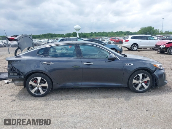 2018 Kia Optima SX with VIN 5XXGW4L24JG189561, listed as a IAAI auction lot 42308930 with 127,908 mi miles and . Bid and sale history available at DreamBid. Image 14.