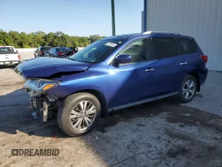 2019 Nissan Pathfinder S with VIN 5N1DR2MN3KC652262, listed as a Copart auction lot 61175385 with 127,025 mi miles and Non repairable. Bid and sale history available at DreamBid. Image 1.