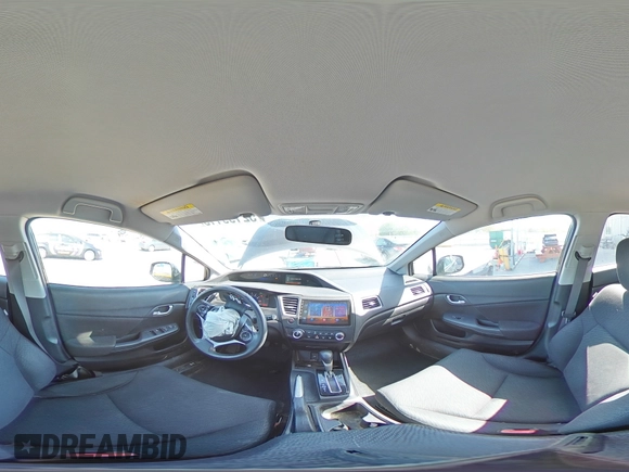2013 Honda Civic LX with VIN 19XFB2F57DE069803, listed as a Copart auction lot 52199115 with 109,448 mi miles and Salvage Title. Bid and sale history available at DreamBid. Image 15.