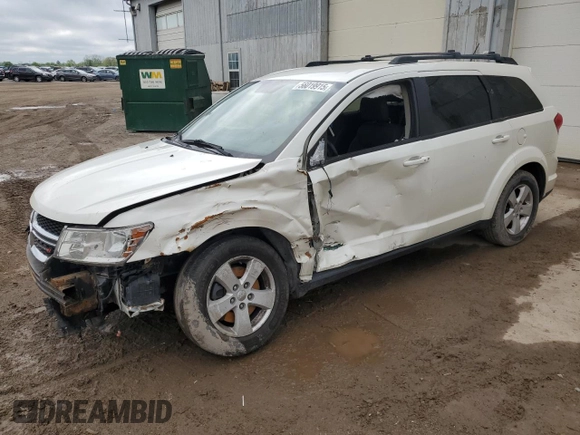 2012 Dodge Journey SXT with VIN 3C4PDCCG1CT349494, listed as a Copart auction lot 56019915 with 119,040 mi miles and Salvage title. Bid and sale history available at DreamBid. Image 1.