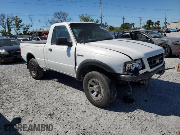 2003 Ford Ranger XL with VIN 1FTYR10U33PB01630, listed as a Copart auction lot 49355785 with 191,454 mi miles and Salvage Title. Bid and sale history available at carsss.com. Image 4.
