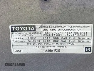 2022 Toyota Sienna LE с VIN 5TDKSKFC2NS047017, выставлен на аукционе IAAI как лот 42501101 с пробегом 155 942 миль миль и . История ставок и продаж доступна на DreamBid. Изображение 31.