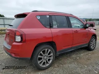 2017 Jeep Compass Sport SE with VIN 1C4NJDBB3HD101563, listed as a Copart auction lot 57853295 with 128,445 mi miles and Salvage title. Bid and sale history available at DreamBid. Image 3.