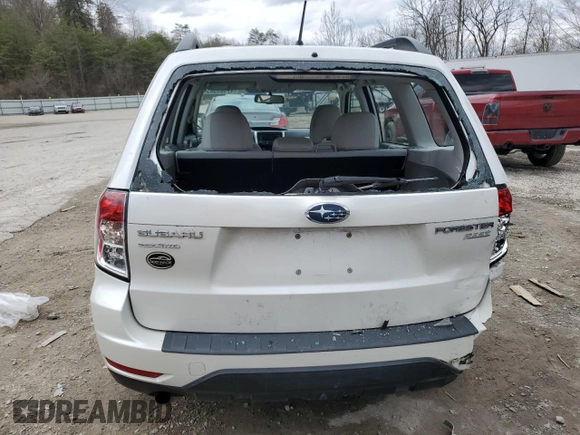 2012 Subaru Forester X with VIN JF2SHABC6CH468899, listed as a Copart auction lot 47403505 with 165,044 mi miles and Salvage Title. Bid and sale history available at DreamBid. Image 6.