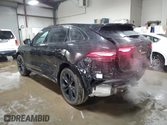 2024 Jaguar F-Pace R-Dynamic S with VIN SADCT2FU0RA722896, listed as a Copart auction lot 42986455 with 9,589 mi miles and Salvage Title. Bid and sale history available at DreamBid. Image 2.
