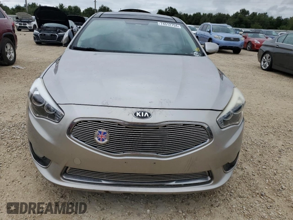 2014 Kia Cadenza Premium with VIN KNALN4D77E5134265, listed as a Copart auction lot 74512754 with 0 mi miles and Salvage Title. Bid and sale history available at carsss.com. Image 5.