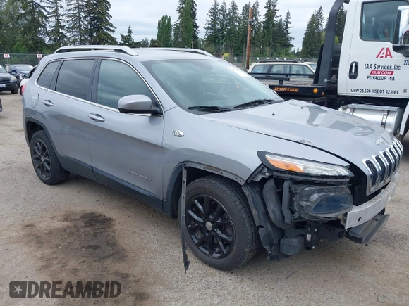 2014 Jeep Cherokee Latitude with VIN 1C4PJLCS1EW105984, listed as a IAAI auction lot 42242732 with 89,325 mi miles and . Bid and sale history available at DreamBid. Image 1.