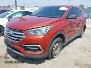 2017 Hyundai Santa Fe 2.4L with VIN 5XYZTDLB0HG459456, listed as a IAAI auction lot 42290817 with 142,323 mi miles and . Bid and sale history available at DreamBid. Image 2.