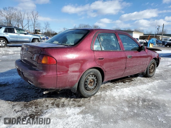 1998 Toyota Corolla VE with VIN 2T1BR12E0WC070111, listed as a Copart auction lot 44749005 with Not provided miles and Salvage title. Bid and sale history available at DreamBid. Image 3.