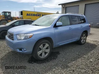 2008 Toyota Highlander Sport with VIN JTEES43A382105235, listed as a Copart auction lot 56240415 with 81,417 mi miles and Salvage title. Bid and sale history available at DreamBid. Image 1.