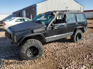 2000 Jeep Cherokee Police with VIN 1J4FF48S8YL103256, listed as a Copart auction lot 45959305 with 0 mi miles and Salvage Title. Bid and sale history available at carsss.com. Image 1.