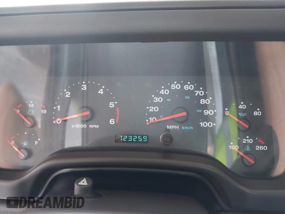 2001 Jeep Wrangler Sport with VIN 1J4FA49S81P370778, listed as a IAAI auction lot 42715015 with 123,259 mi miles and . Bid and sale history available at DreamBid. Image 7.