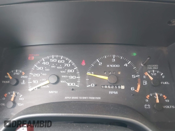 1997 Oldsmobile Bravada z VIN 1GHDT13W3V2707243, wystawiony jako IAAI lot #42024114 z przebiegiem 185 219 mil mil oraz . Historia ofert i sprzedaży dostępna na DreamBid. Obrazek 7.