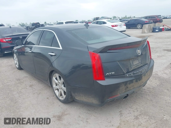 2014 Cadillac ATS Standard RWD with VIN 1G6AA5RX4E0104676, listed as a IAAI auction lot 41934130 with 168,178 mi miles and . Bid and sale history available at carsss.com. Image 3.