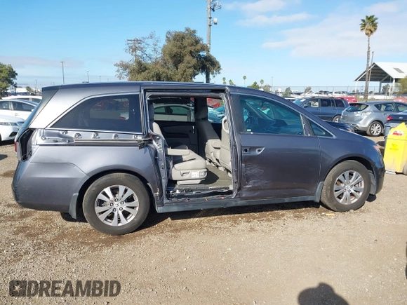 2017 Honda Odyssey EX-L with VIN 5FNRL5H6XHB022539, listed as a IAAI auction lot 41702635 with 51,881 mi miles and . Bid and sale history available at DreamBid. Image 14.