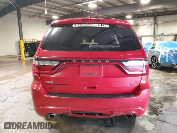 2020 Dodge Durango GT Plus with VIN 1C4RDJDG1LC171187, listed as a Copart auction lot 61383675 with 70,000 mi miles and Salvage title. Bid and sale history available at DreamBid. Image 6.